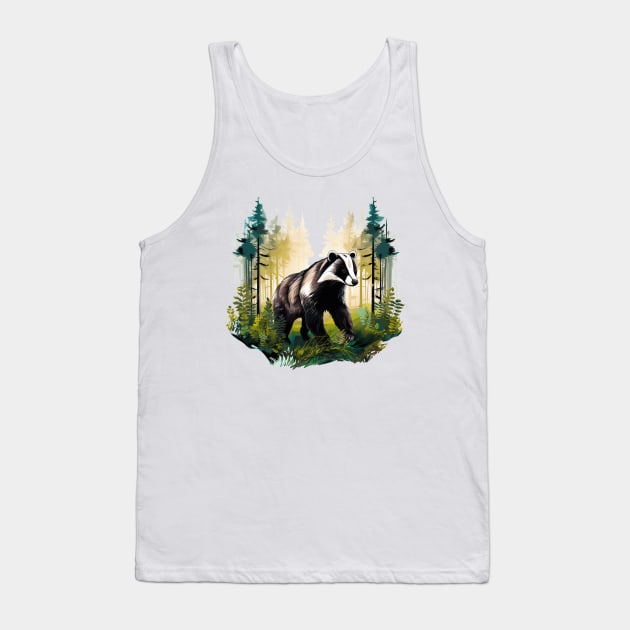 Badger Lover Tank Top by zooleisurelife